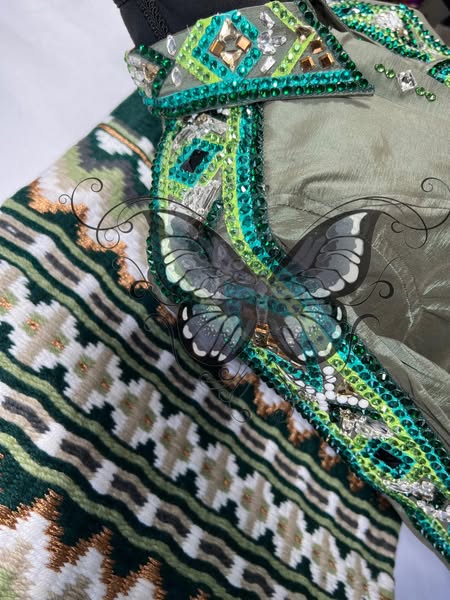 Olive Green Teagan Day Shirt ~Sapphire Line