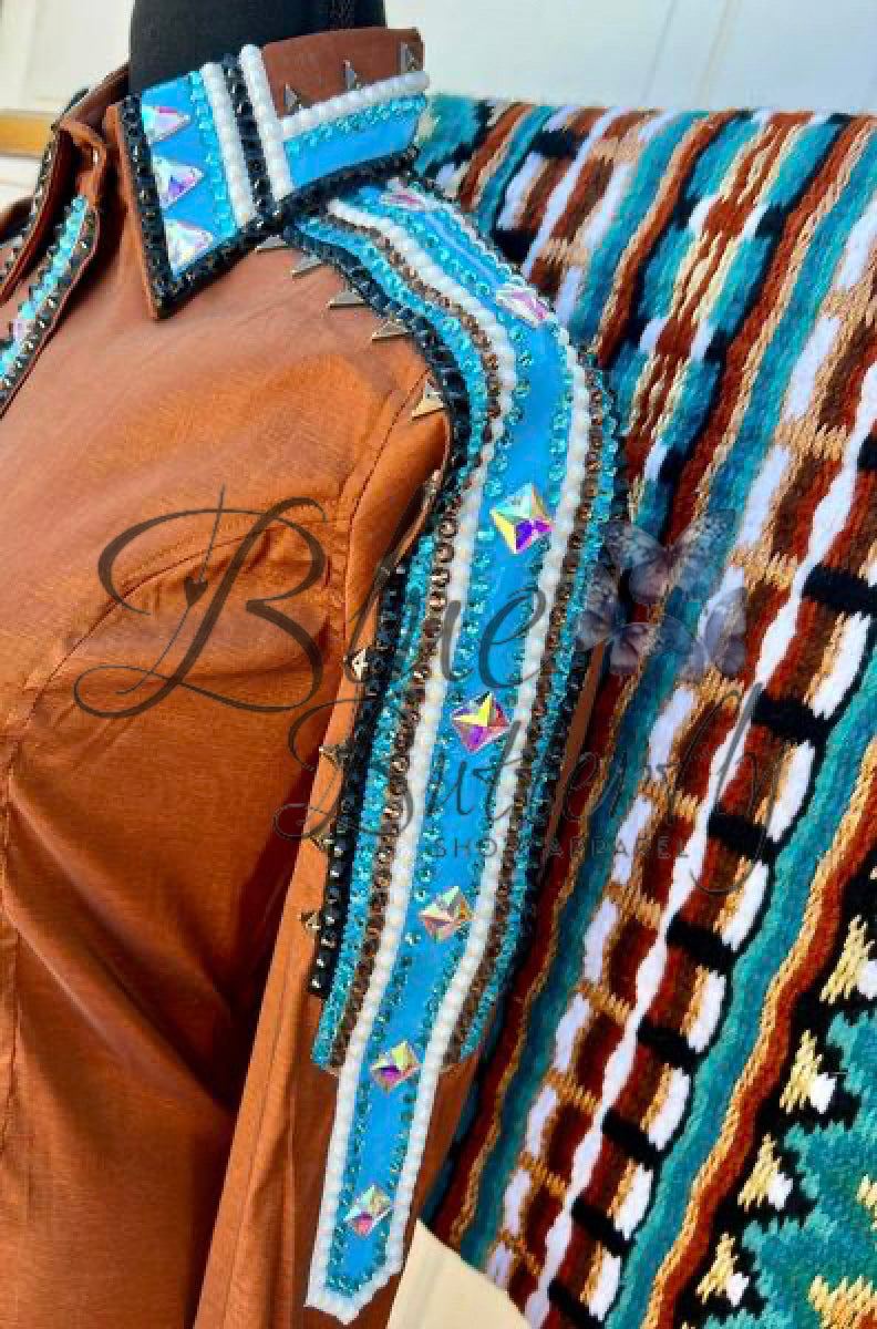 Bronze Stretch Brooklyn Day Shirt