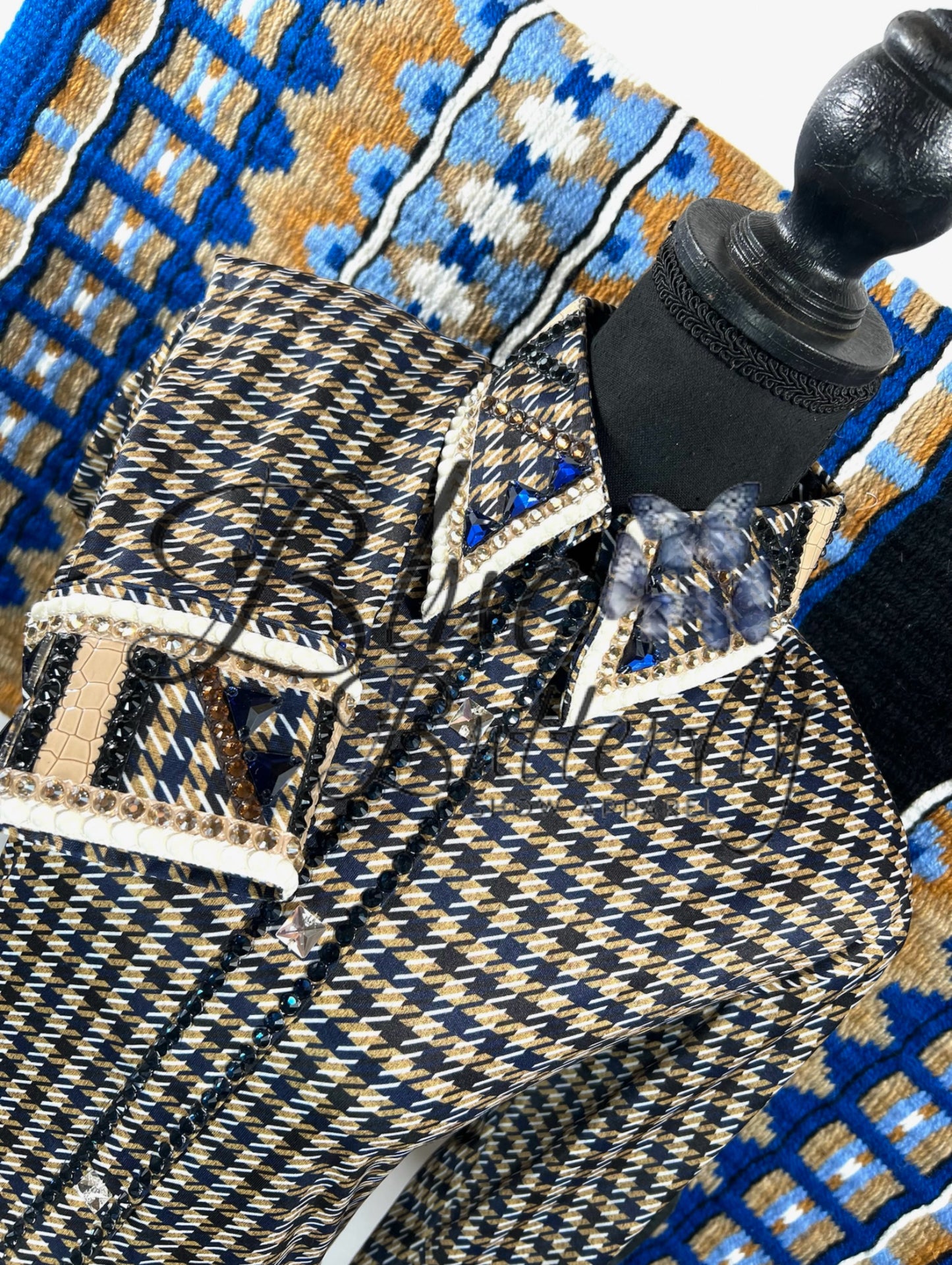 Jackie O-Houndstooth Day Shirt