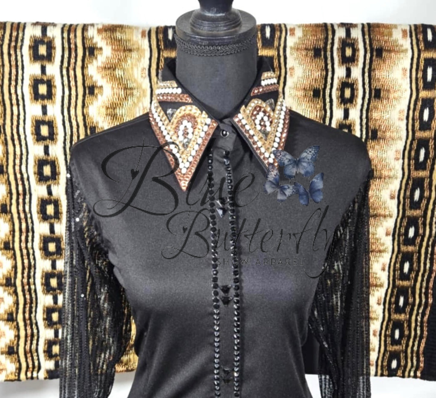 Vicky With Lace Sleeve Western Day Shirt