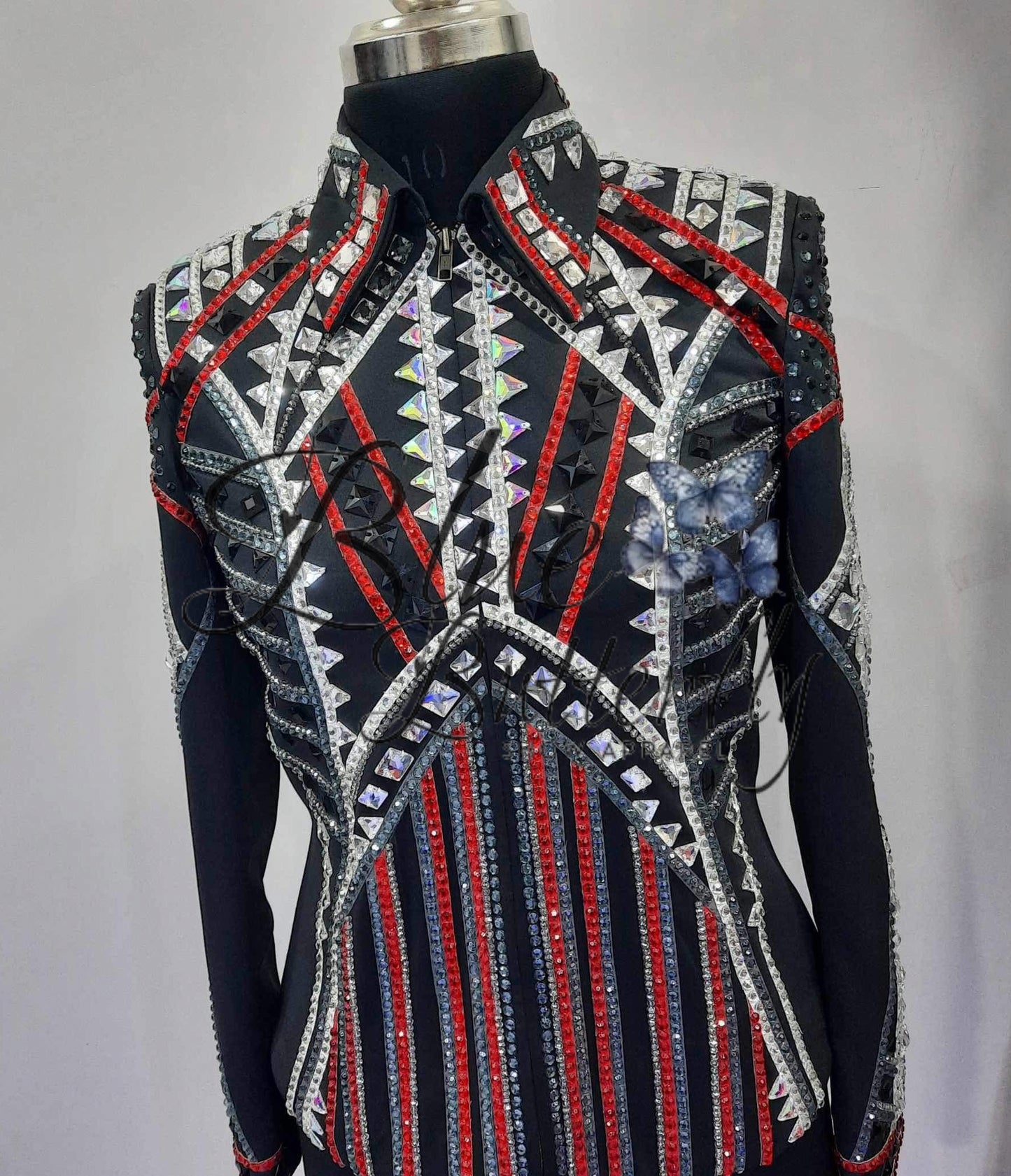 Red Western Show Jacket