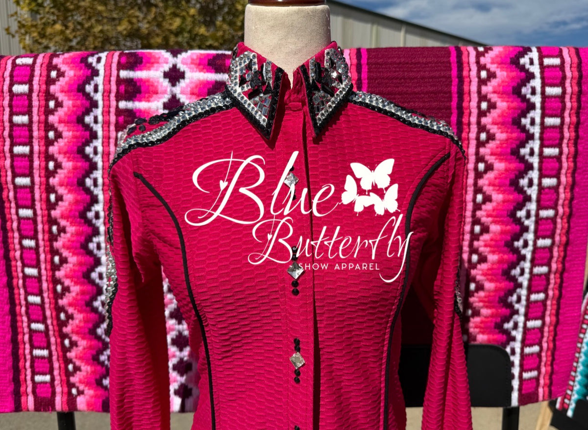Textured Fuchsia Teagan