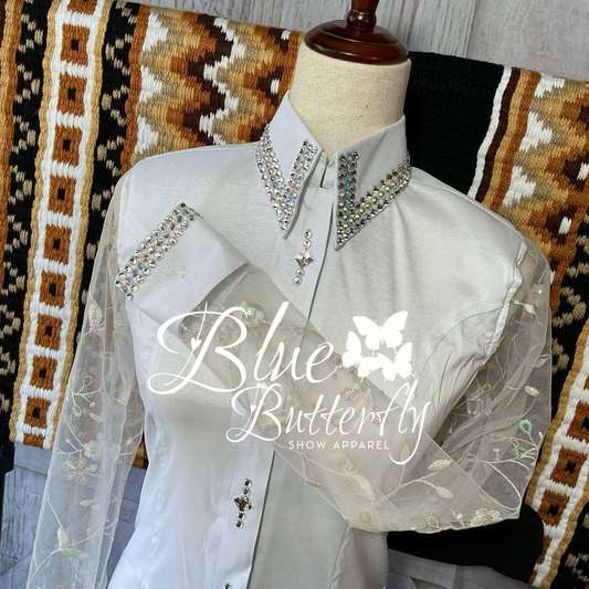 Brigie Lace Sleeve Day Shirt