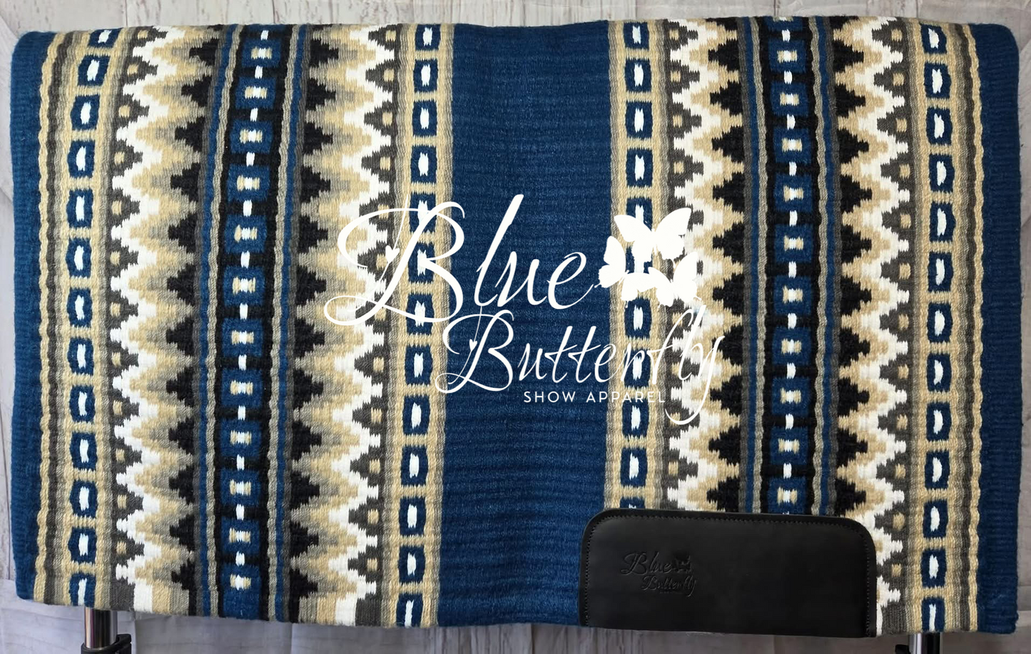 In Stock Show Pad (Solomon Peacock Blue W/ Grey)