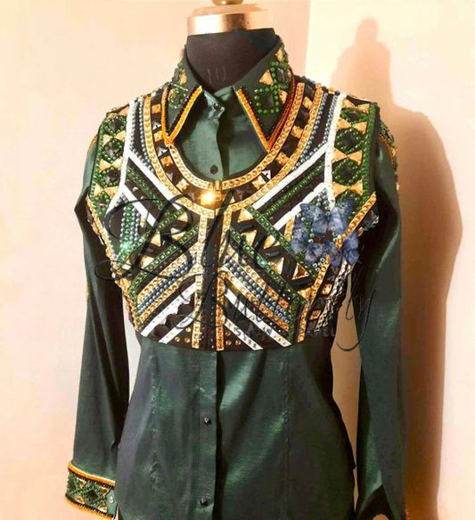 Green Western Bolero