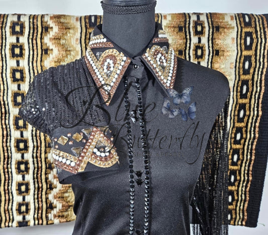 Vicky With Lace Sleeve Western Day Shirt
