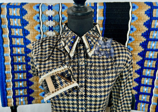 Jackie O-Houndstooth Day Shirt