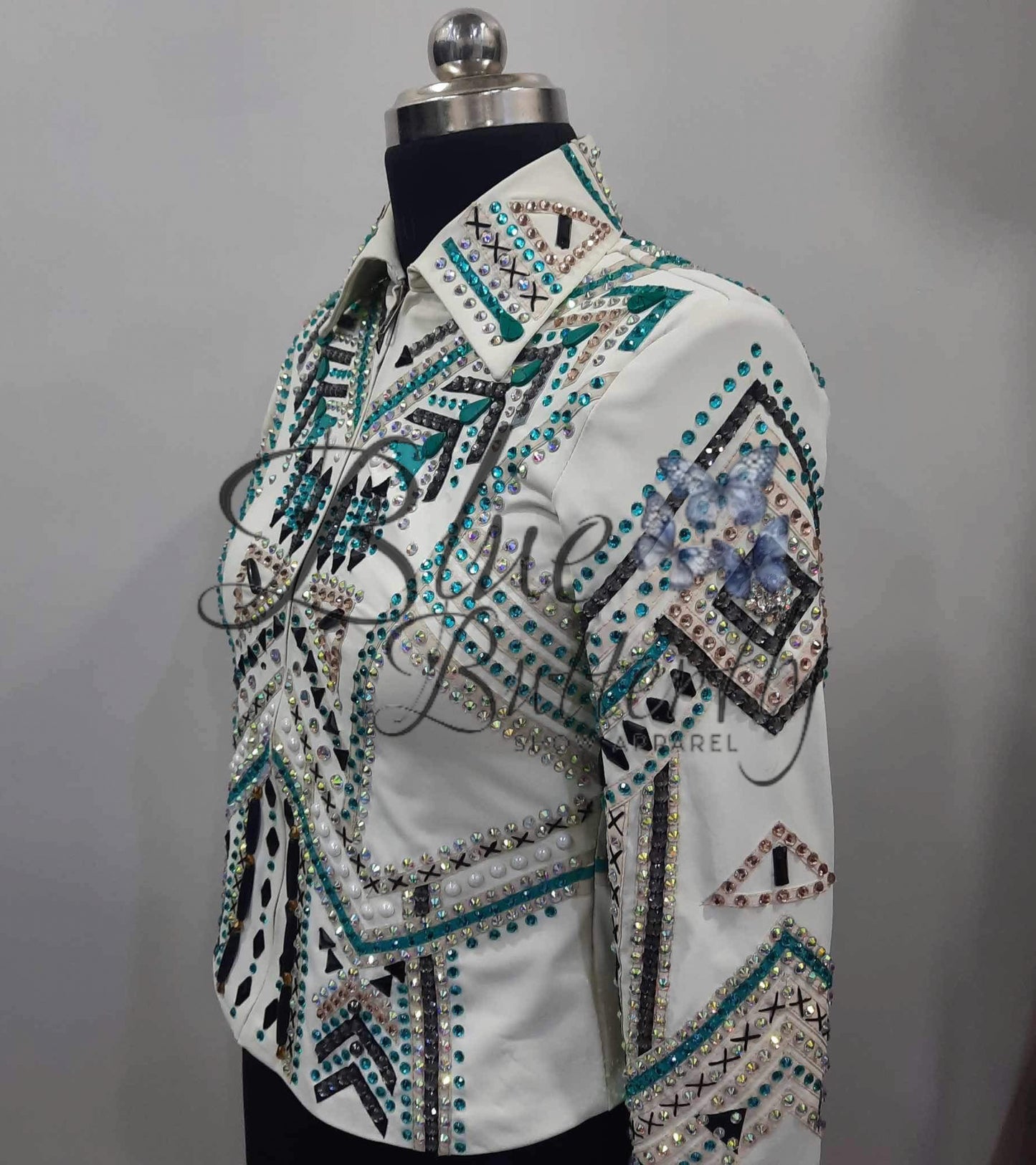 White Western Show Jacket