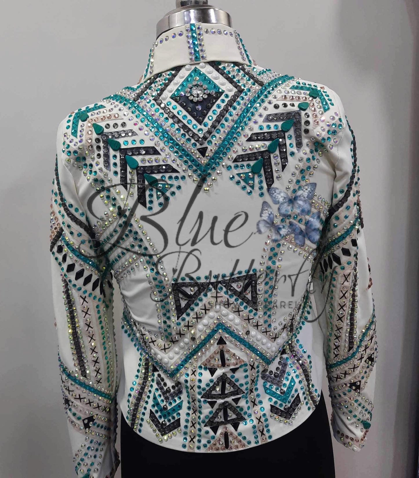 White Western Show Jacket
