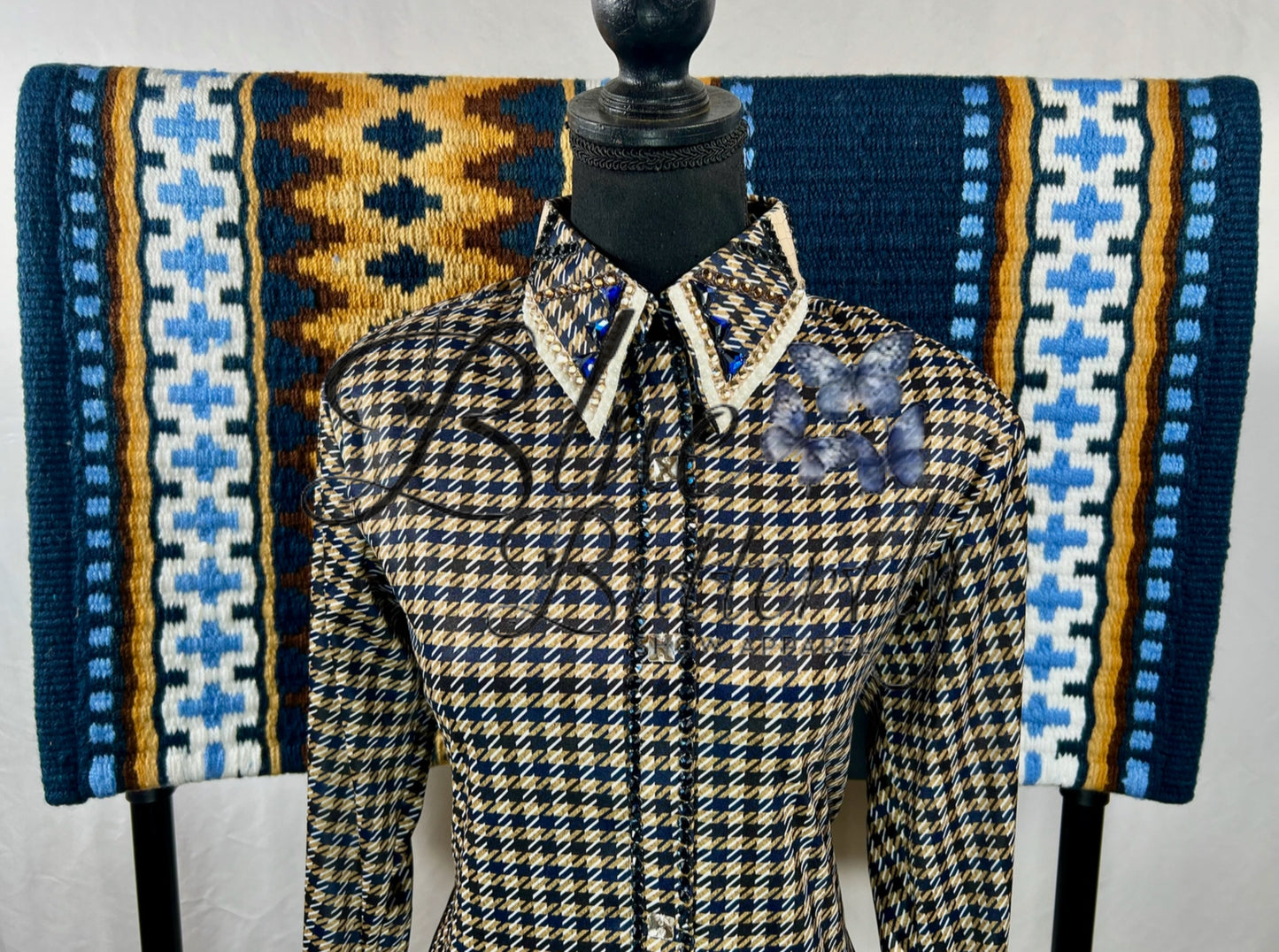 Jackie O-Houndstooth Day Shirt