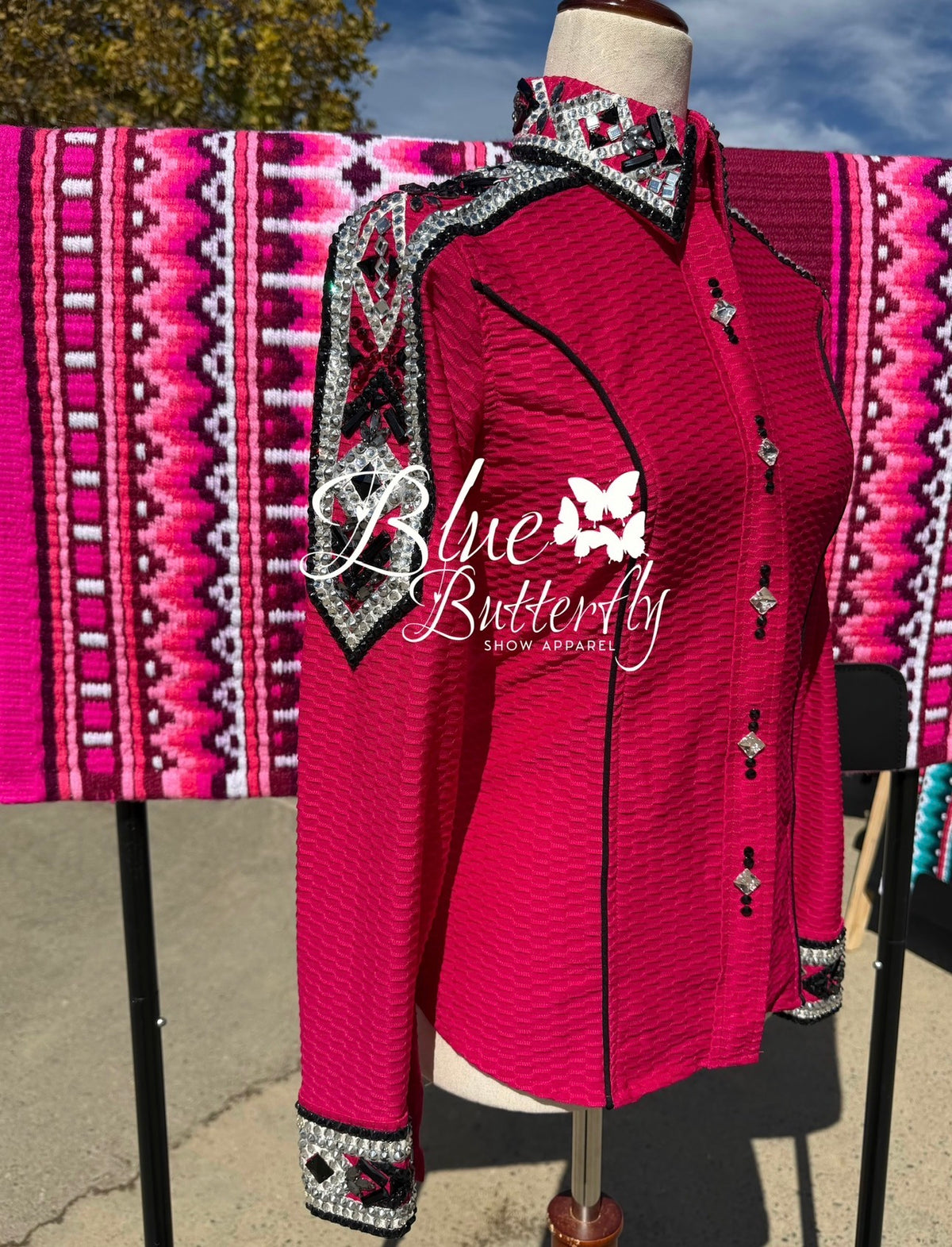 Textured Fuchsia Teagan