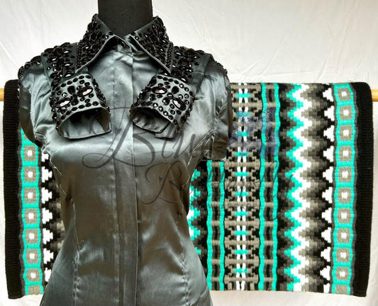 Zara Silver Western Day Shirt