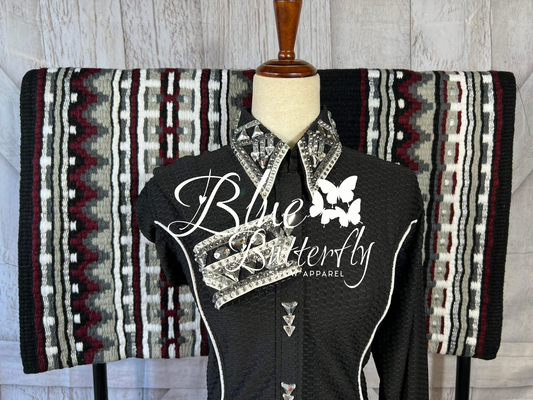 Textured Cuff & Collar Day Shirt